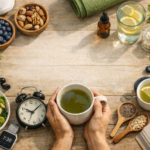 healthy lifestyle flat lay composition (1)